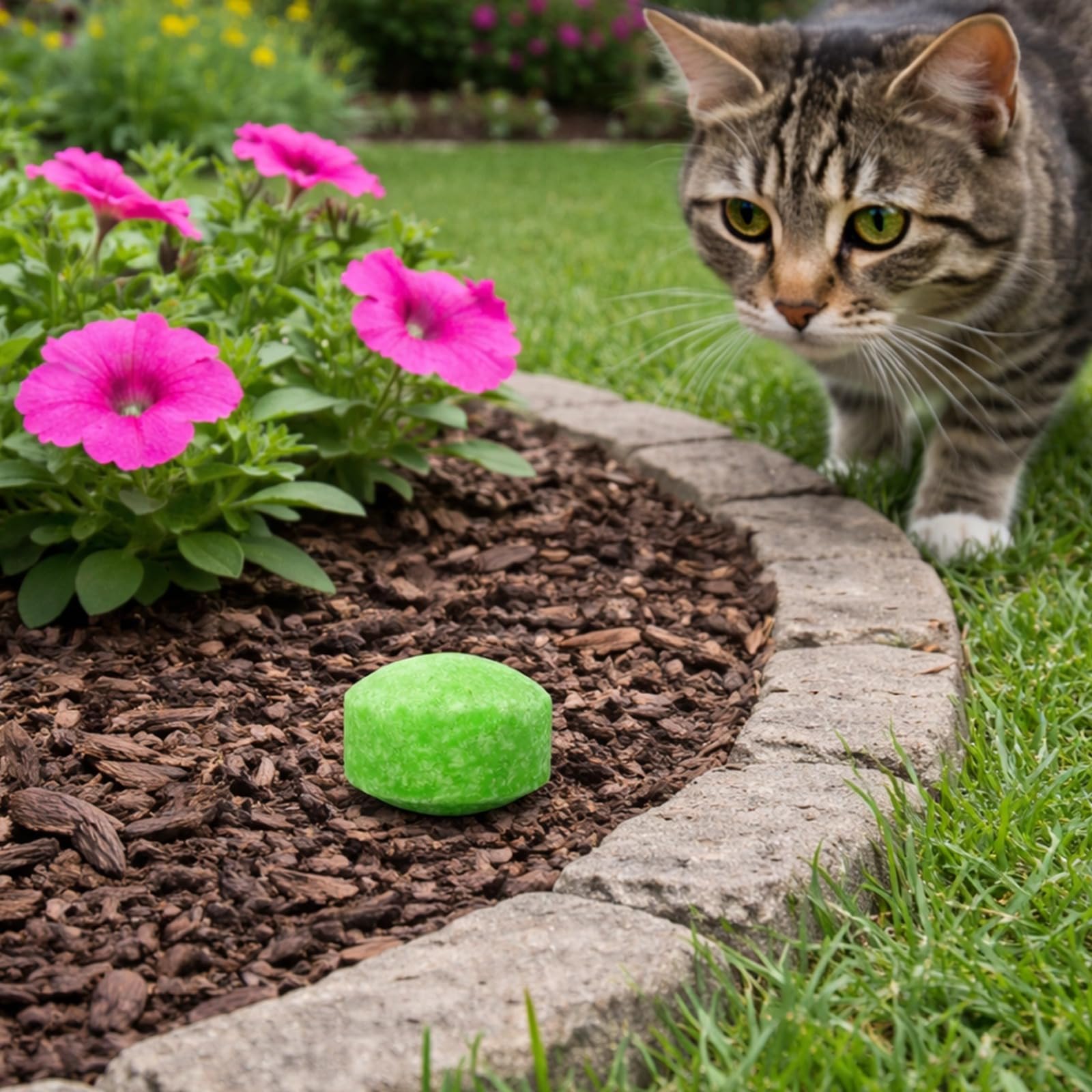 Lot de 12 billes répulsives pour chats en sable de quartz, huile essentielle, anti griffures pour intérieur et extérieur, protection des meubles, aide à empêcher les chats d'uriner, avec 5 sacs à