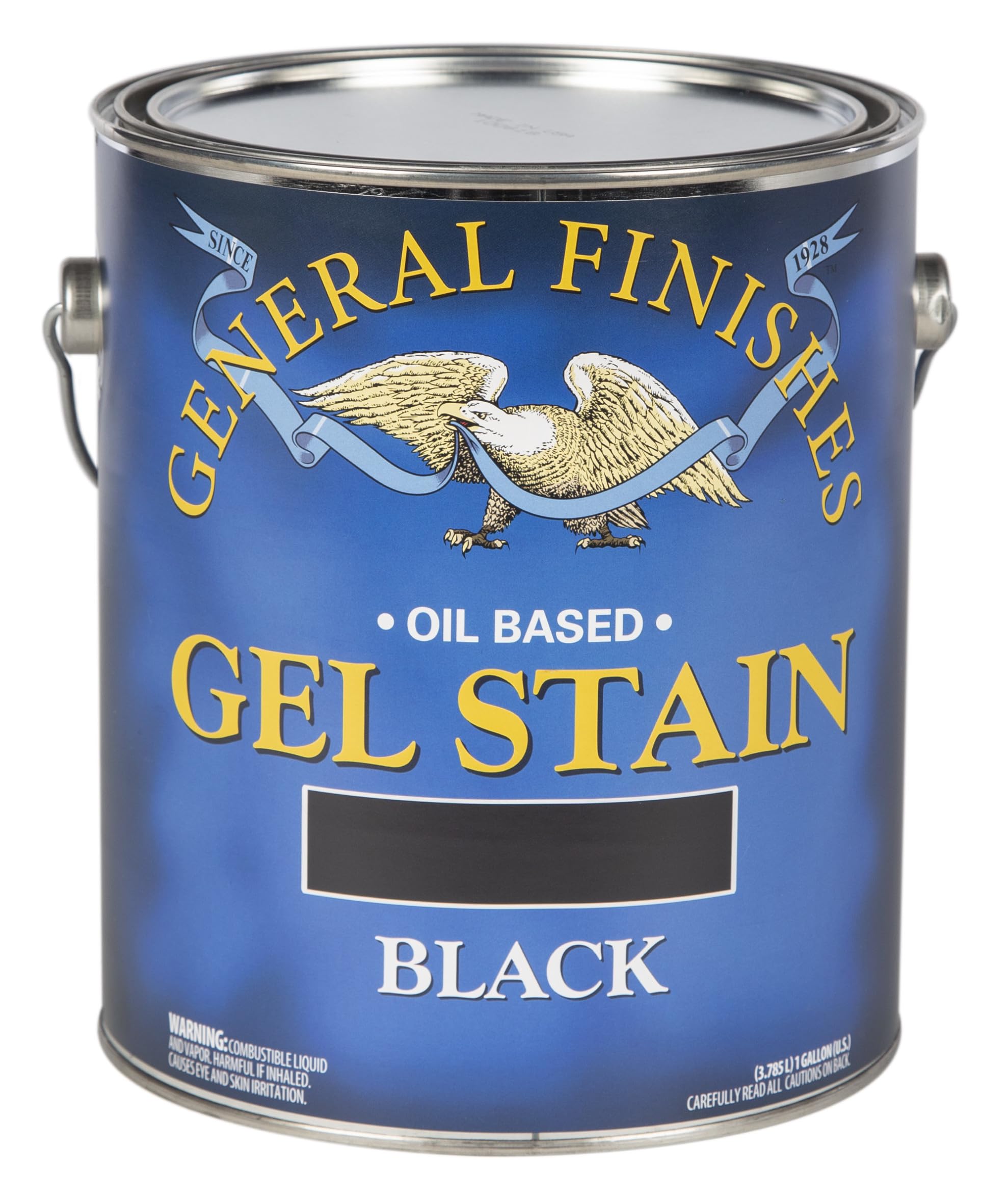 General Finishes Oil Base Gel Stain, 1 Gallon, Black