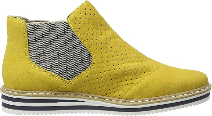 yellow rieker boots