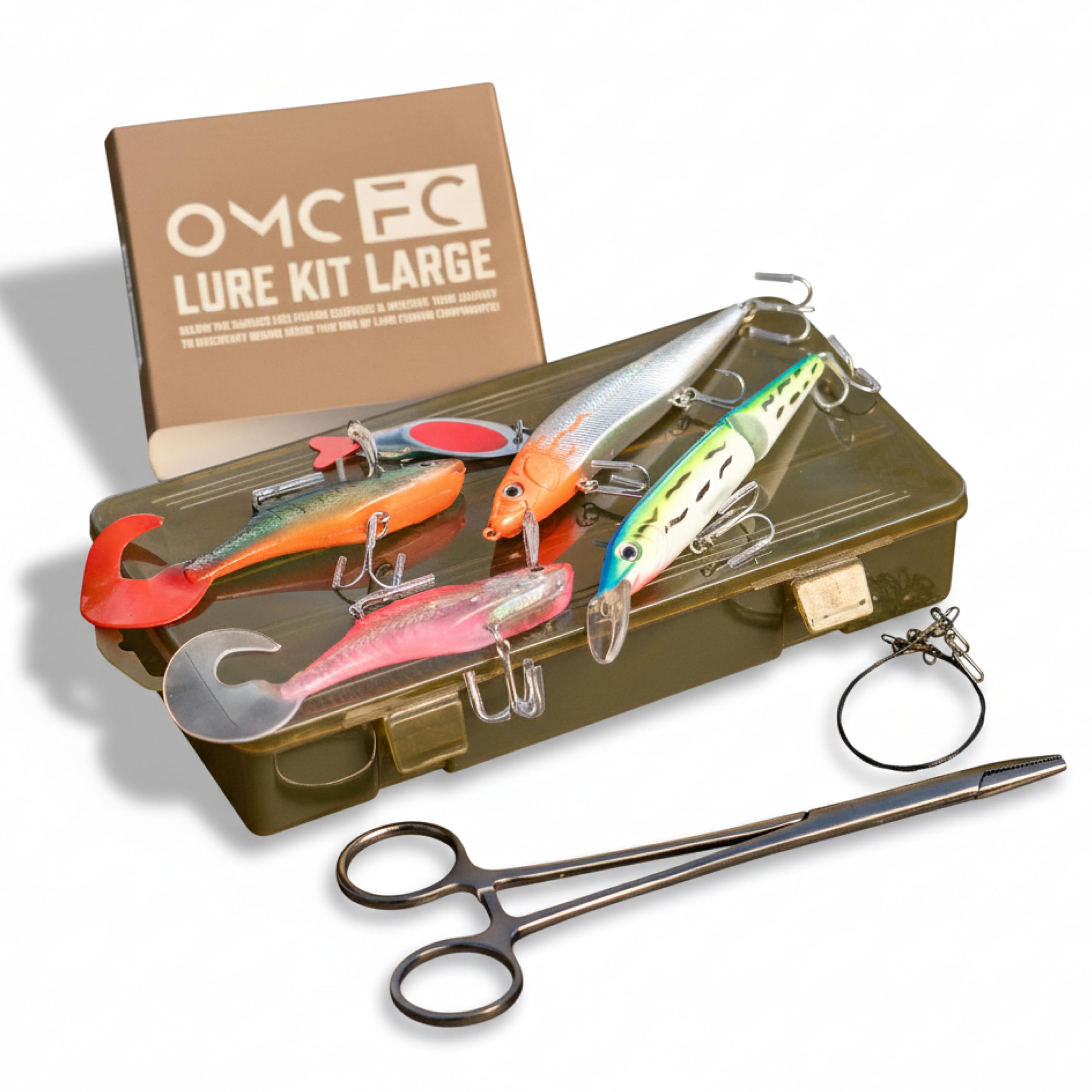 OMC FC Lure Kit Medium - Predator Fishing Lure Set with 6 Lures
