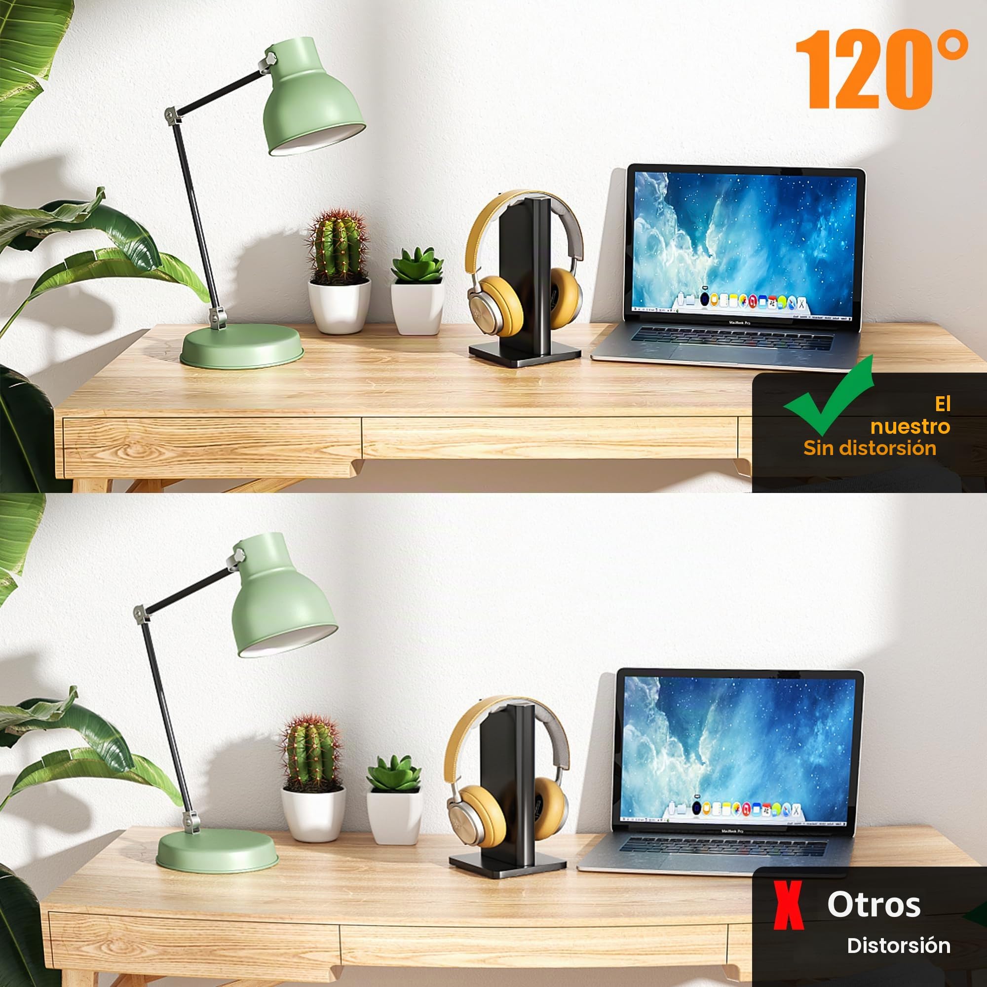 Svpro Módulo de cámara USB Dual Lens 1080P 60fps UVC Industrial Tarjeta de Sincronización Grabación a Color con Doble Lente M12, Cámara Gran Angular sin distorsión para 3D, VR,