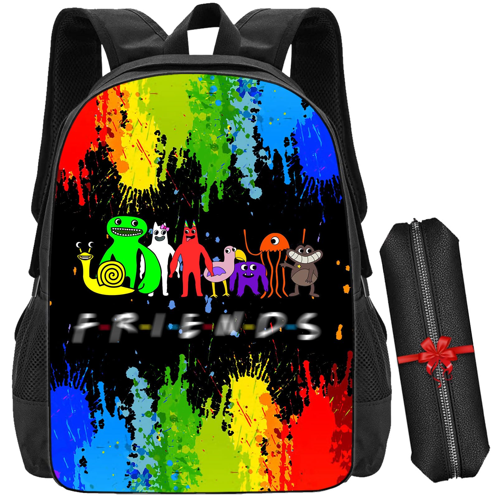 FBMQL Novelty School Bag Kids Game Backpack Cool Bookbag Large Daypack