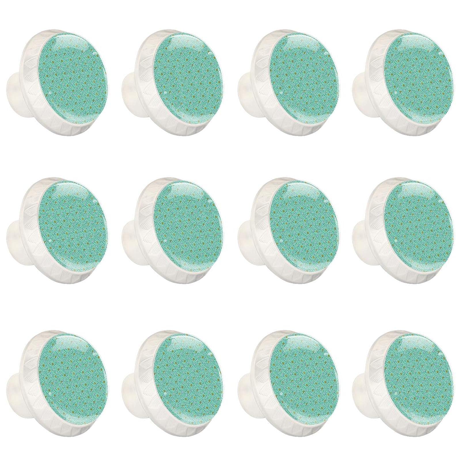 Boutons d'armoires de cuisine au design rond et finitions soignées x12
