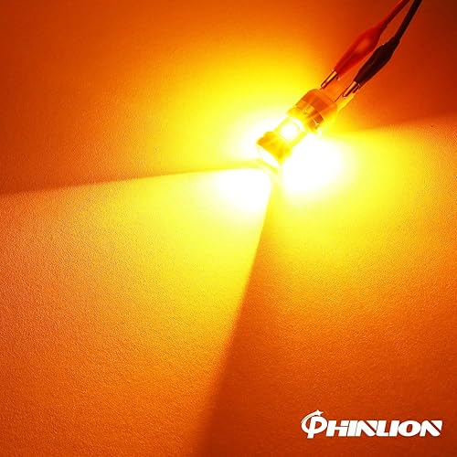 Miniatura 5 de PHINLION 7443 7444 Bombilla LED intermitente direccional, 3600 lm, súper brillante, 7440 7442 7443A 7444NA, bombillas LED intermitentes