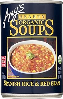 Soups, Organic Hearty Spanish Rice & Red Bean Soup, 14.7 Ounce