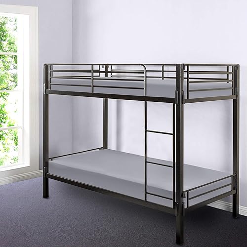 Miniatura 2 de Gilbins Sábana bajera ajustable de 30 x 75 pulgadas, hecha de algodón ultrasuave, perfecta para literas de campamento, caravanas, camas de