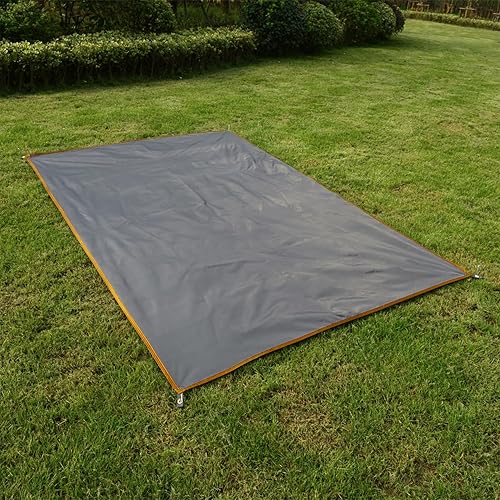 Miniatura 5 de Wind Tour Lona portátil multifuncional para acampar al aire libre, lona ligera para suelo y suelo, para camping, senderismo, con bolsa de transporte