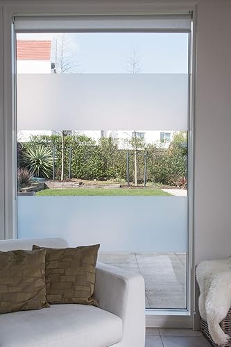 Miniatura 3 de d-c-fix Película de privacidad para ventana, autoadhesiva, de dos vías, para día y noche, cubierta de vinilo decorativa para baño, oficina, hogar y