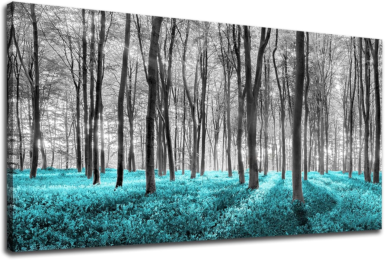 NINEASO Flowers Canvas Wall Art - Cream White Flowers Pictures Abstract Beige Floral Wall Decor Botanical Painting Print Artwork for Living Room Bedroom Home Office Decorations 20" x 40"