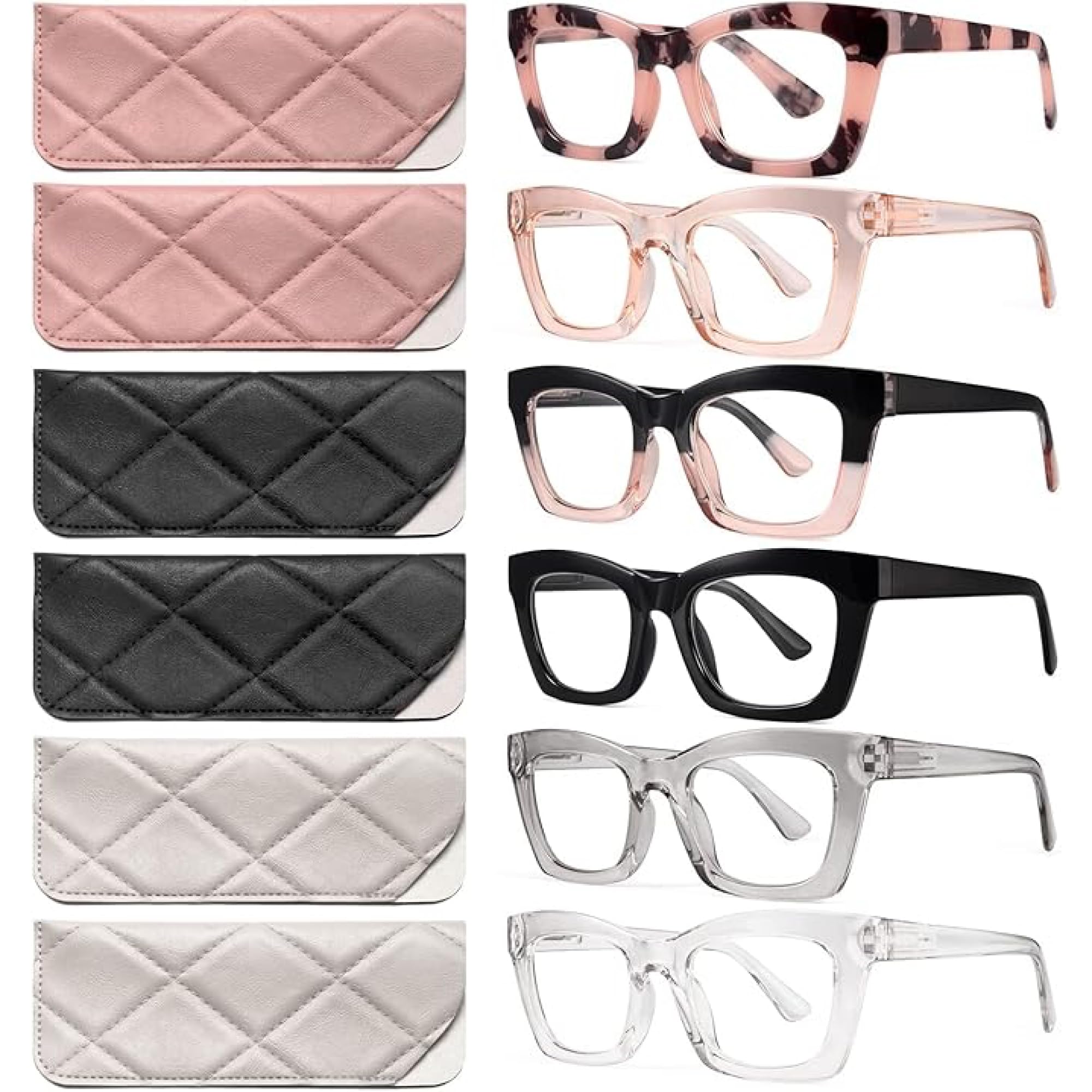 1.25 Reading Glasses for Women, Stylish Eyeglasses, Blue Light Readers for Women, Computer Eye Glasses, Cheaters