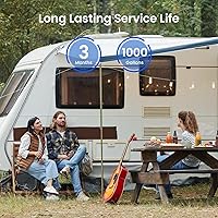 Vista 6 de GLACIER FRESH Filtro de agua RV/Marine con 2 protectores de manguera flexibles, reduce en gran medida el mal sabor, olores, cloro y sedimentos