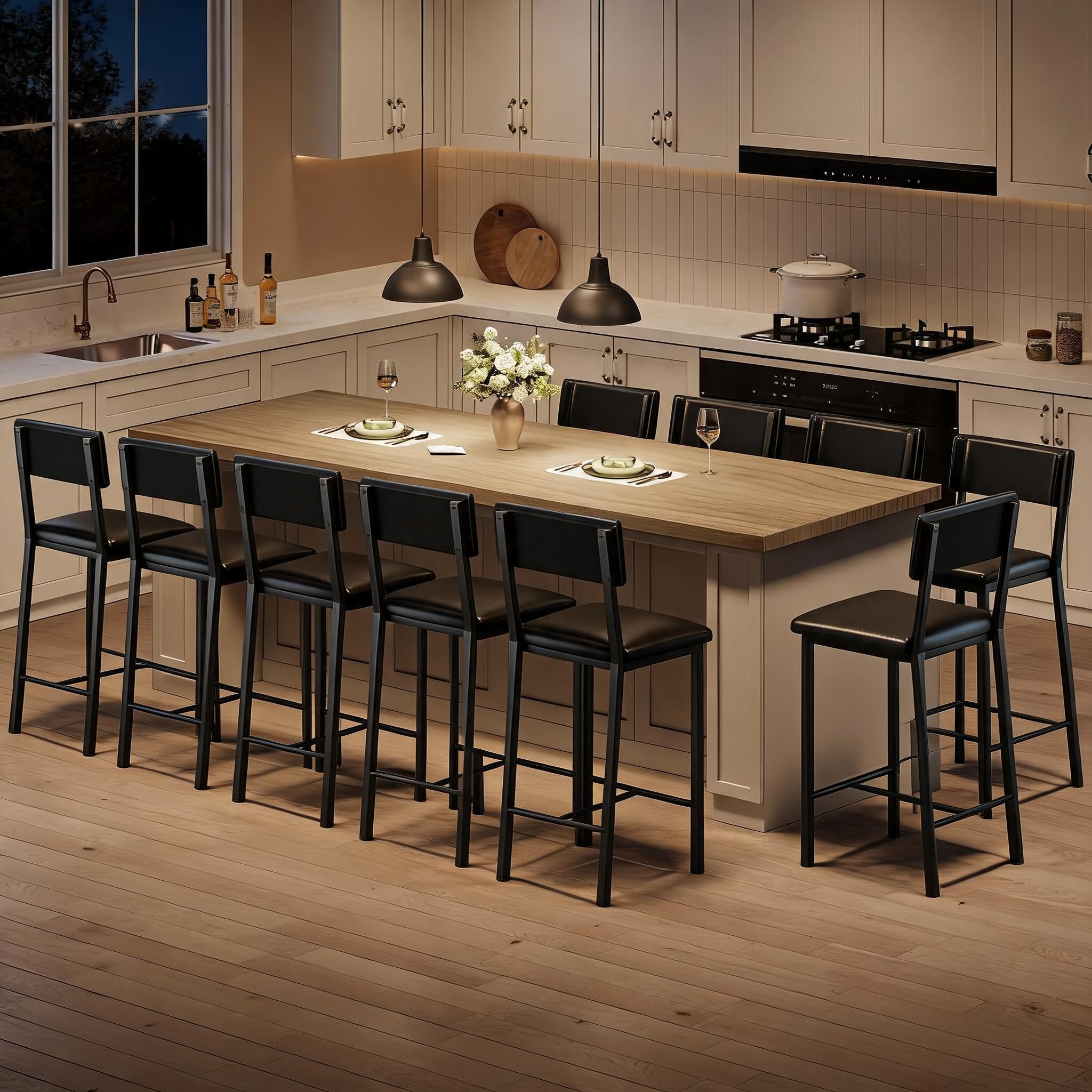 Tabourets de bar ergonomiques Zstar pour des repas conviviaux dans votre cuisine