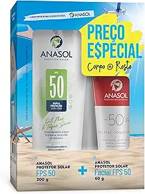 Anasol Conjunto Fps 50 Facial 60G + Fps 50 Corpo 200G