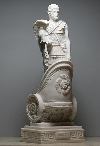 Miniatura 9 de ARES Marte God of War Chariot Greek Cast Marble Estatua Escultura Figura 9.84