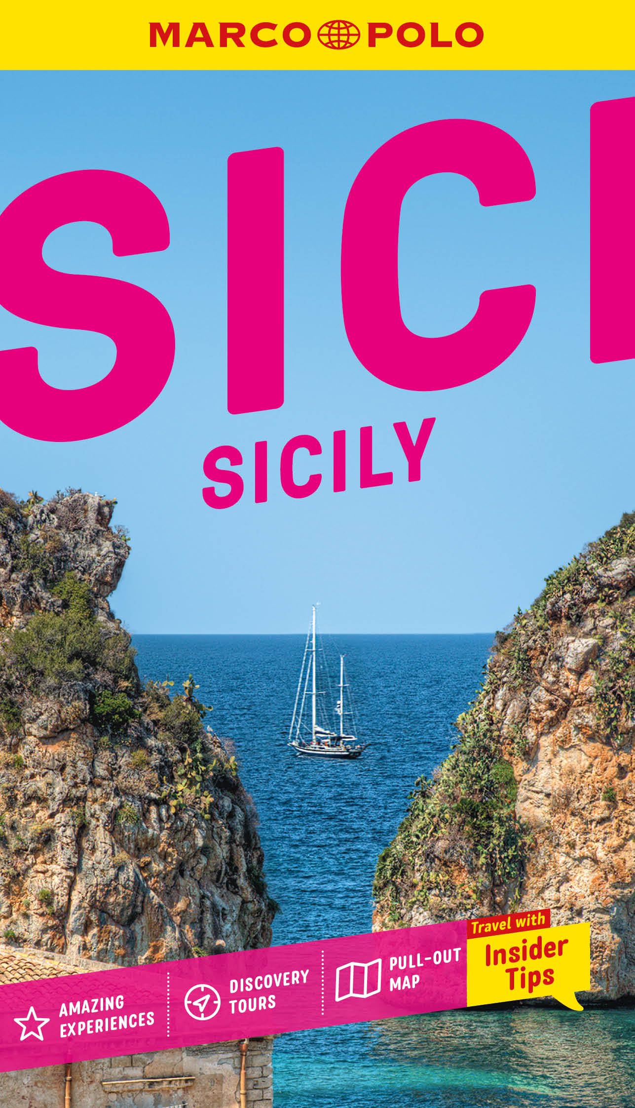Sicily Marco Polo Pocket Travel Guide - with pull out map by Marco Polo