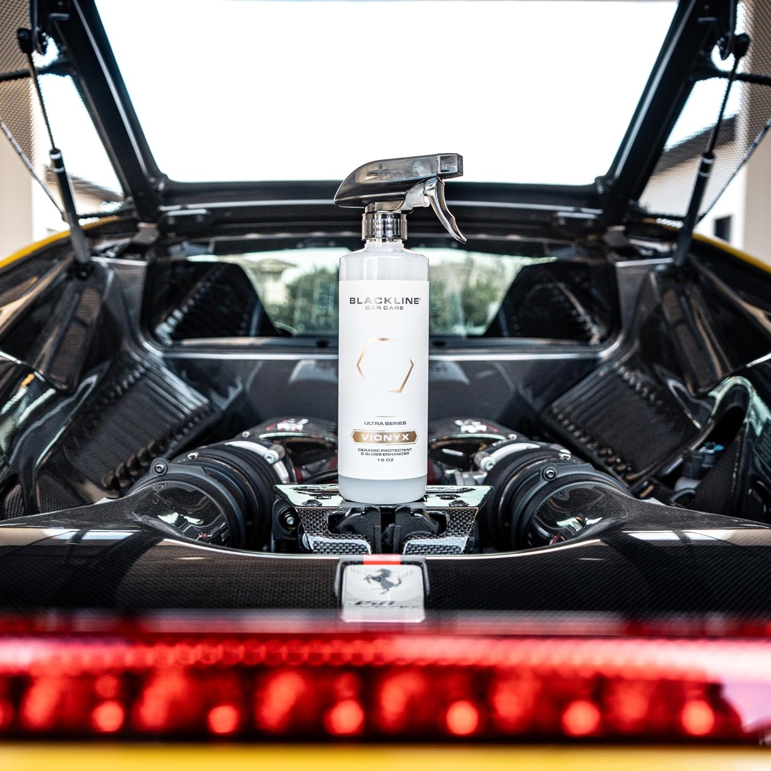 Blackline Vionyx Silica Ceramic Spray Coating for Cars – Hydrophobic Protection, Deep High-Gloss Shine, UV Defense & Long-Lasting Durability – Easy Spray-On Ceramic Sealant for Exterior Surfaces