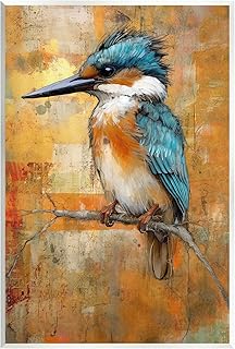 Stupell Industries Blue Jay Modern Painting Wall Plaque Art by Enrico McGarrigle
