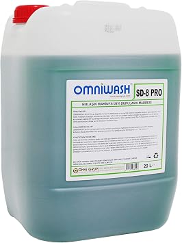 SD-6 Pro 20 Lt Endüstriyel Bulaşık Makine Deterjanı + SD-8 Pro 20 Lt Parlatıcı
