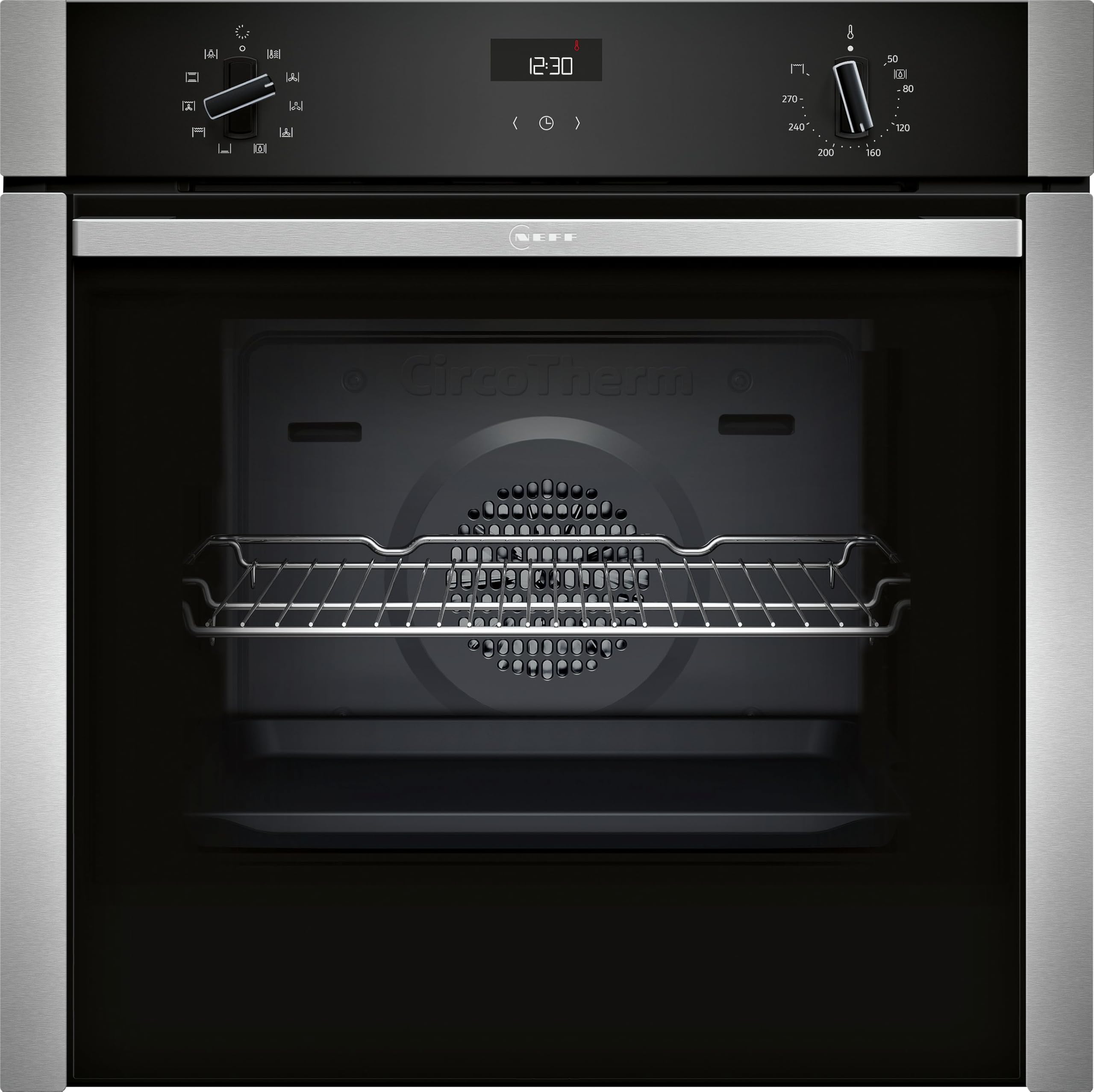 Neff B3ace4an3b Built In Single Oven black