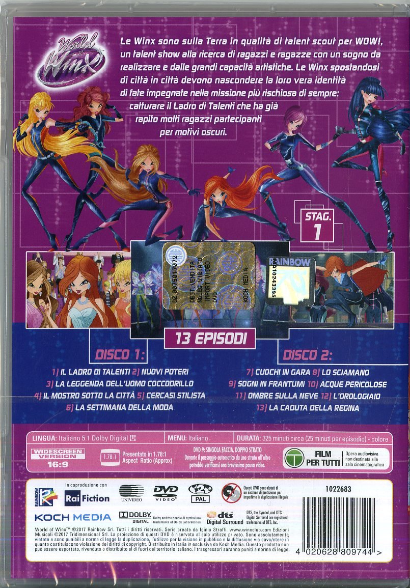 World of Winx Stagione 1 (2 DVD)