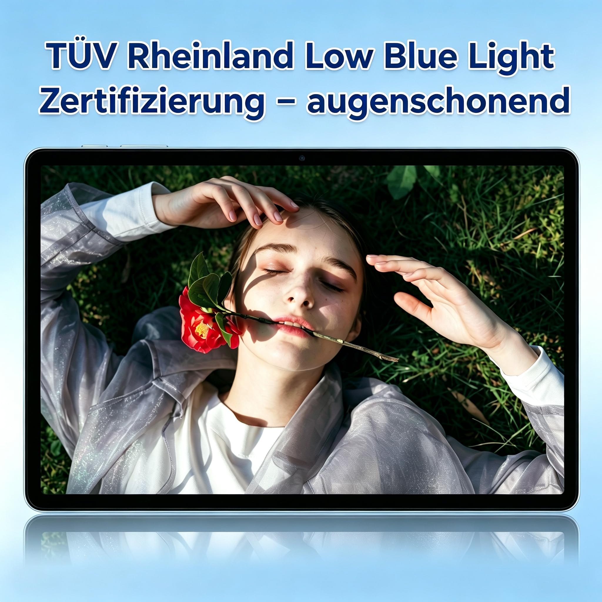 2026 T70 Tablet 11 Zoll Android 16 , 32 GB RAM + 256 GB ROM, 8000 mAh | Arbeit und Studium: inklusive Maus, Tastatur Kopfhörern, Eingabestift , Hülle und Displayschutzfolie, Bluetooth 5.0