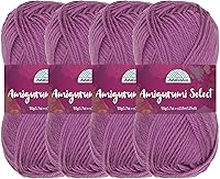 Vista 9 de JubileeYarn Amigurumi Select - Hilo acrílico para bebé, aster, 4 madejas