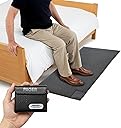 Smart Caregiver Floor Mat Alarm and Pager System - Includes Wireless Pager That Alerts When Someone Steps on The Durable 24in x 48in Floor Mat Sensor