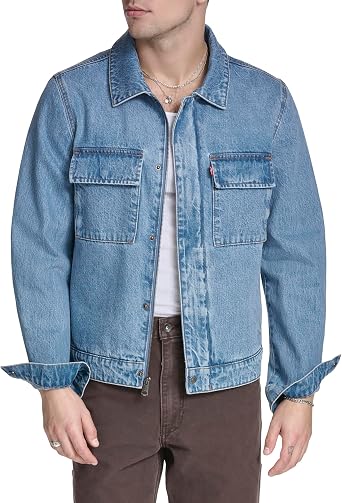 Levis Mens Short Denim Depot Jacket