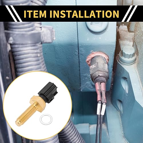 Miniatura 2 de Sensor de temperatura del refrigerante para Ford F-150 1998-2003 Temperatura del agua Temp Remitente Unidad Sensor No.XL3Z6G004AA Tono dorado