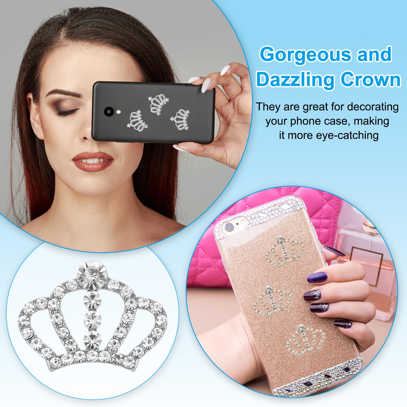 PATIKIL 10Pcs Crown Charms - Image 4