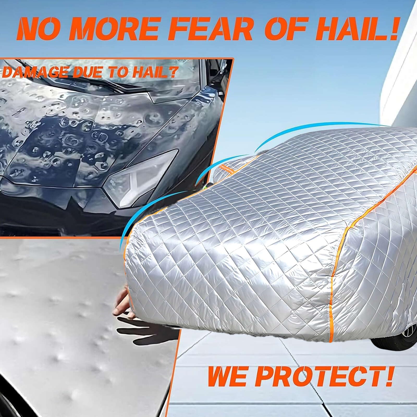 Funda Coche Antigranizo para Renault Austral 2022-2026,Funda Coche Antipolvo Exterior,Engrosamiento ProteccióN contra Granizo