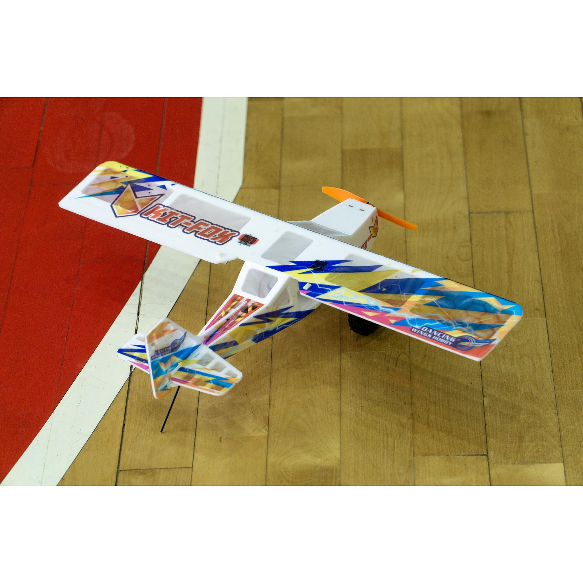 DIY RC Modellflugzeug EA01 Kit-Fox, 570 mm Spannweite, ultraleichtes EPP-Schaum-Flugzeug für Anfänger & Hobbyisten (PNP)