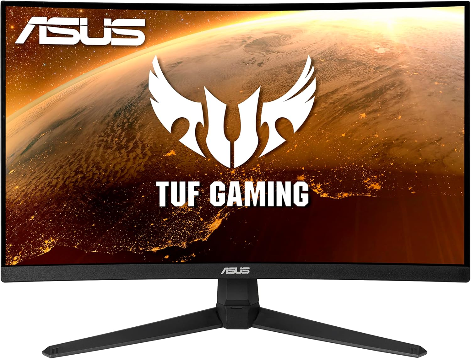 Asus TUF Gaming VG24VQ1B Curved Gaming Monitor –23.8″ Full HD (1920×1080), 165Hz (above 144Hz), Extreme Low Motion Blur, Adaptive-sync, FreeSync Premium, 1ms (MPRT)