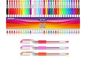 Colored Gel Pens for Kids