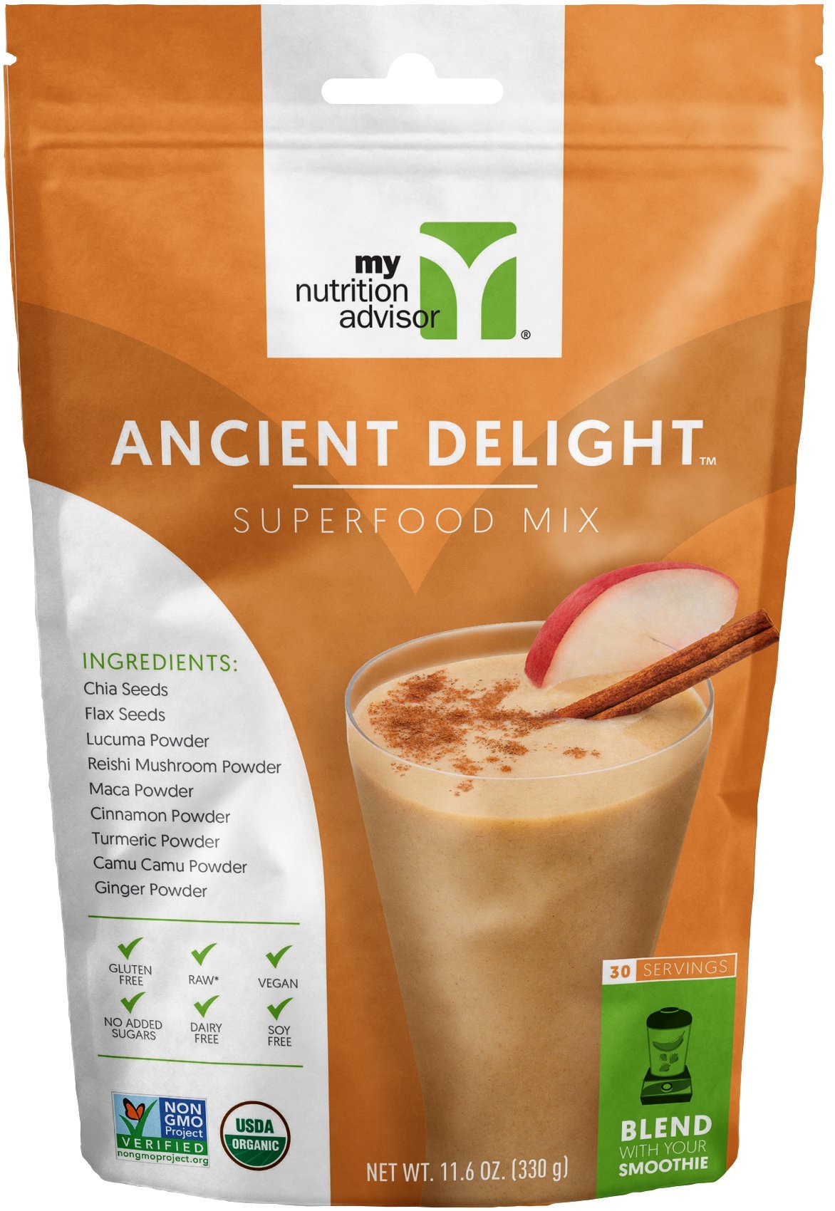 Ancient Delight Superfood Smoothie Mix - 30 Servings