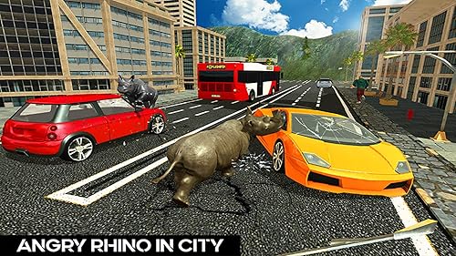 Wild Rhino Family Jungle Simulator