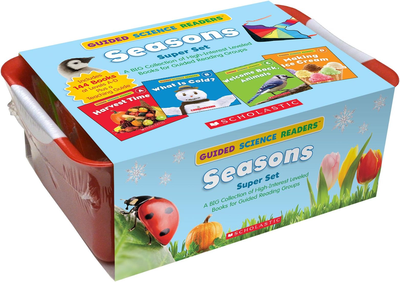 Guided Science Readers Super Set: Seasons: A BIG Collection of High-Interest Leveled Books for Guided Reading Groups