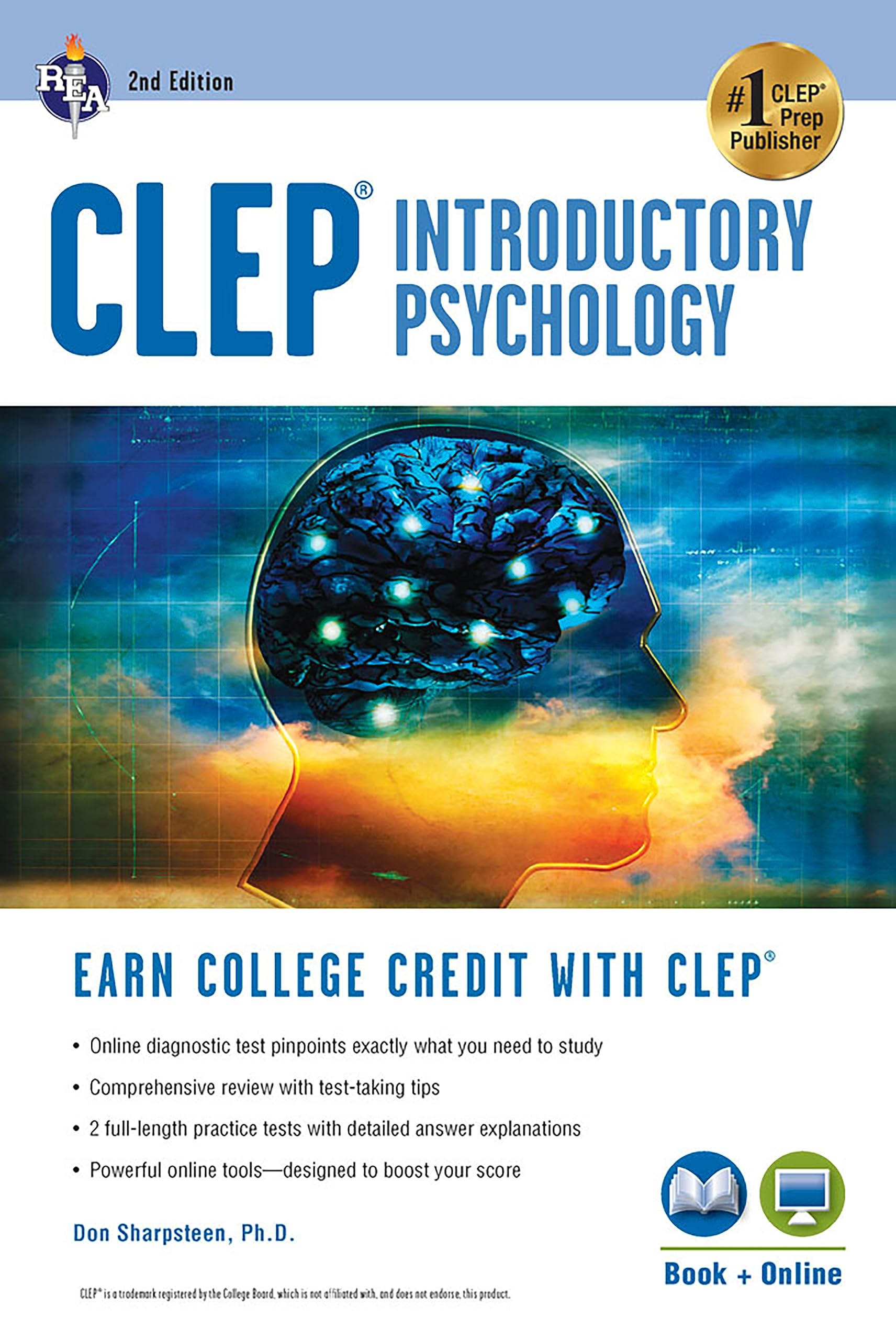CLEP® Introductory Psychology Book + Online (CLEP Test Preparation)