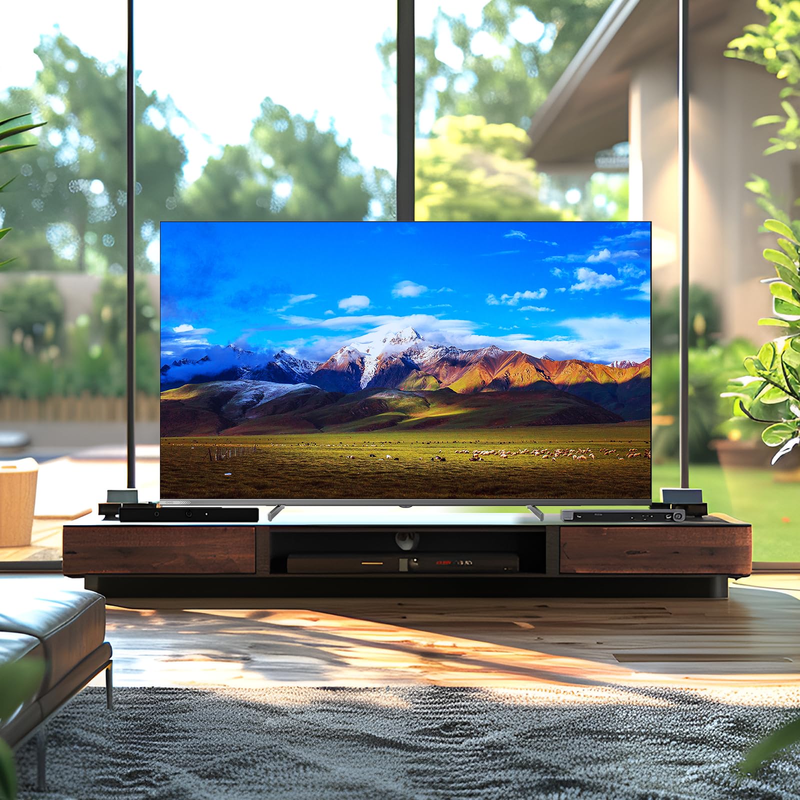 CHiQ M65QA9 65 Pulgadas TV Smart 4K Mini QLED, (Android 14),60Hz MEMC & Local Dimming,Dolby Vision & Atmos,DLG 120Hz* (Mejorado por Software),HDR10