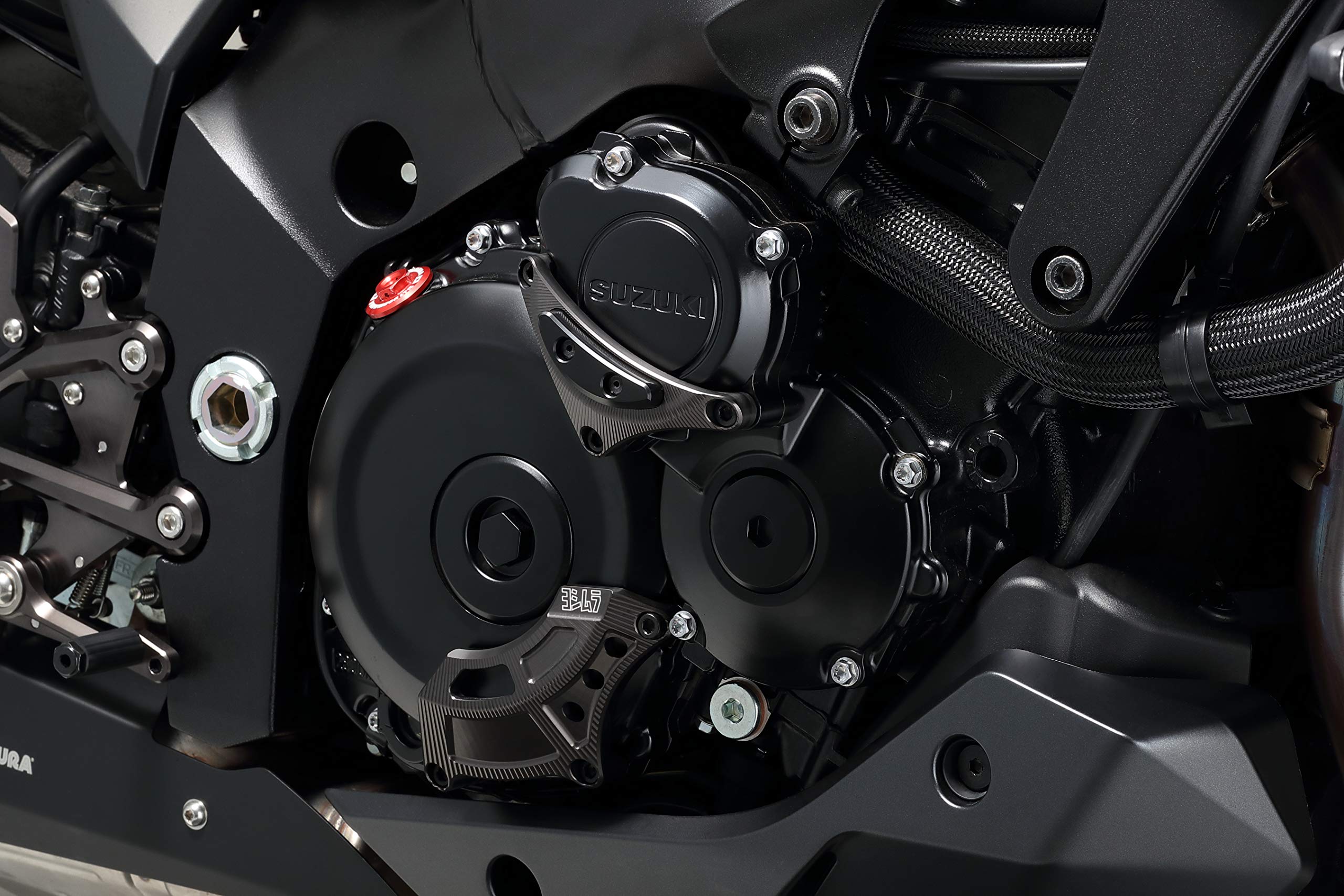 新品未使用　GSX-S1000/GT/GX　刀　エンジンカバー Amazon | ヨシムラ エンジンケースガードキット クラッチカバー