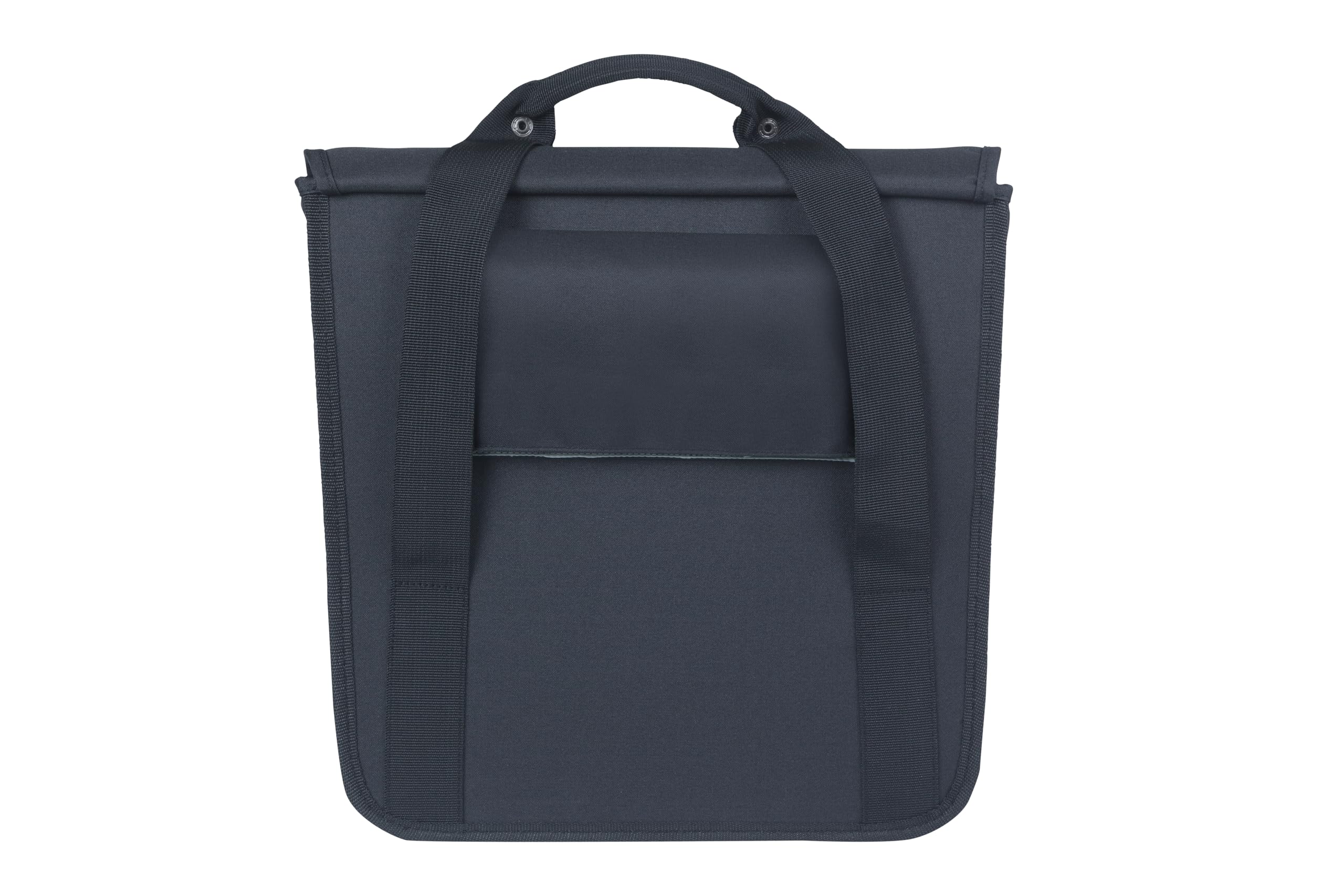 Basil Go Single Bag Shopper - 16 l, czarna, wodoodporna, idealna na wycieczki po mieście, zakupy i do codziennego użytku