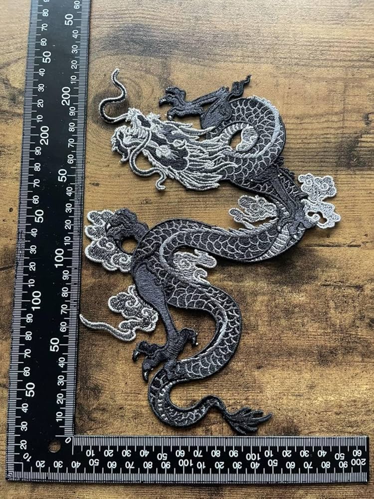 道空手 散手 レーシングジャケット ドラゴン 漢字ワッペン 道空手 散手 レーシングジャケット ドラゴン 漢字ワッペン