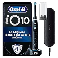 Oral-B Spazzolino Elettrico Ricaricabile iO 10 Nero, 1 Spazzolino Elettrico Oral B