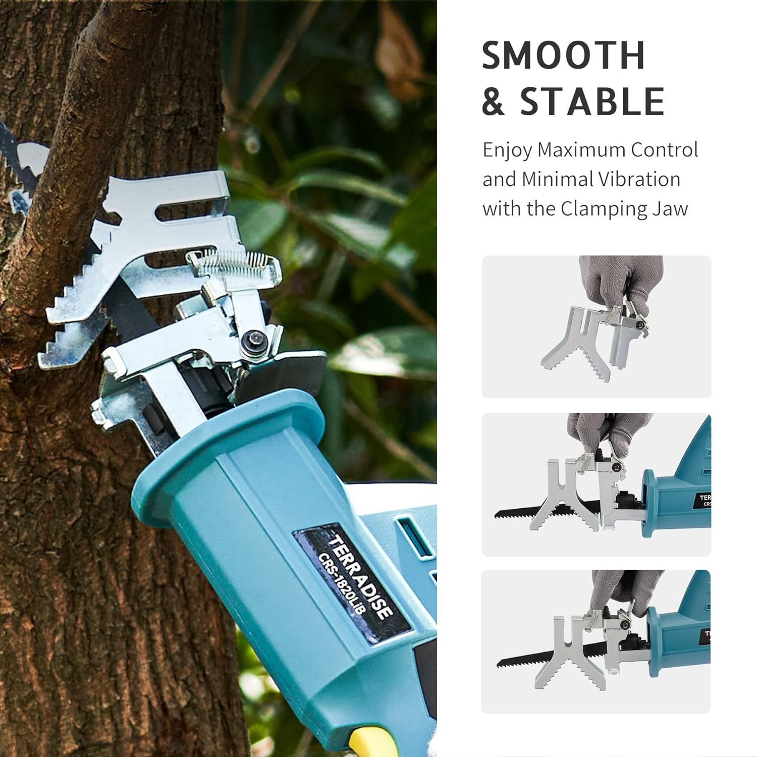 Buy TERRADISE Cordless Reciprocating Saw, Electric Sawzall with 2.0Ah