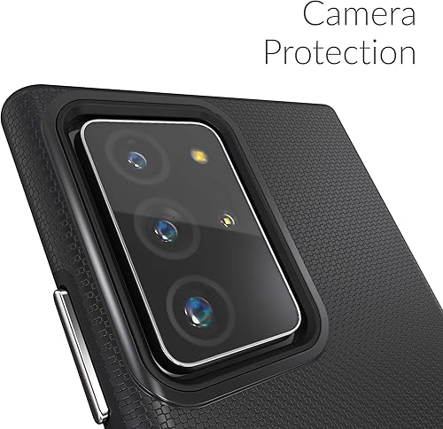 Miniatura 3 de Crave Para Galaxy Note 20 Ultra Caso, Funda De Doble Capa De Protección A Prueba De Golpes Para Galaxy Note 20 Ultra (6.9 Pulgadas) - Negro