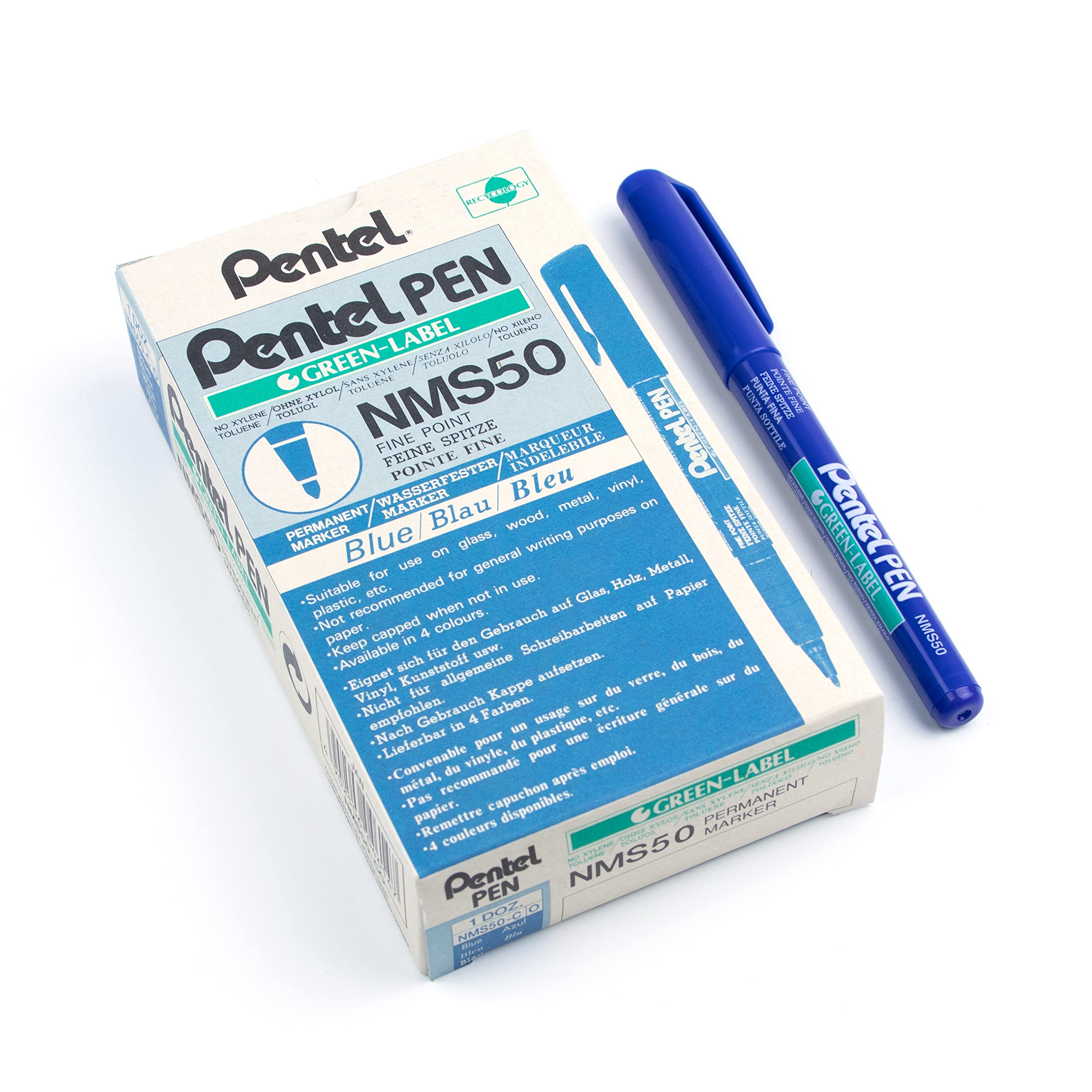 Pentel 2.0mm Tip Fine Point Permanent Marker - Blue