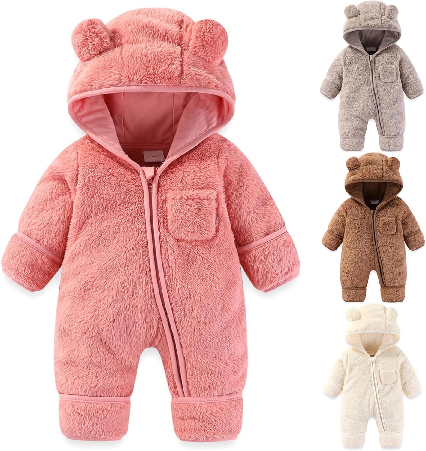 YRAETENM Combinaison De Neige Pour Bébé – Combinaison De Neige Pour Bebe Combinaison De Neige Pour Enfant Combinaison A Capuche Une Piece Grenouillere De Ski Avec Traineau 03 Bleu