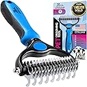 Pat Your Pet Deshedding Dog Brush For Shedding – Cat Brushes For Indoor Cats, Double-Sided Cat Brush Deshedding & Grooming Tool For Long Haired And Short Haired Dogs, Skin-Friendly