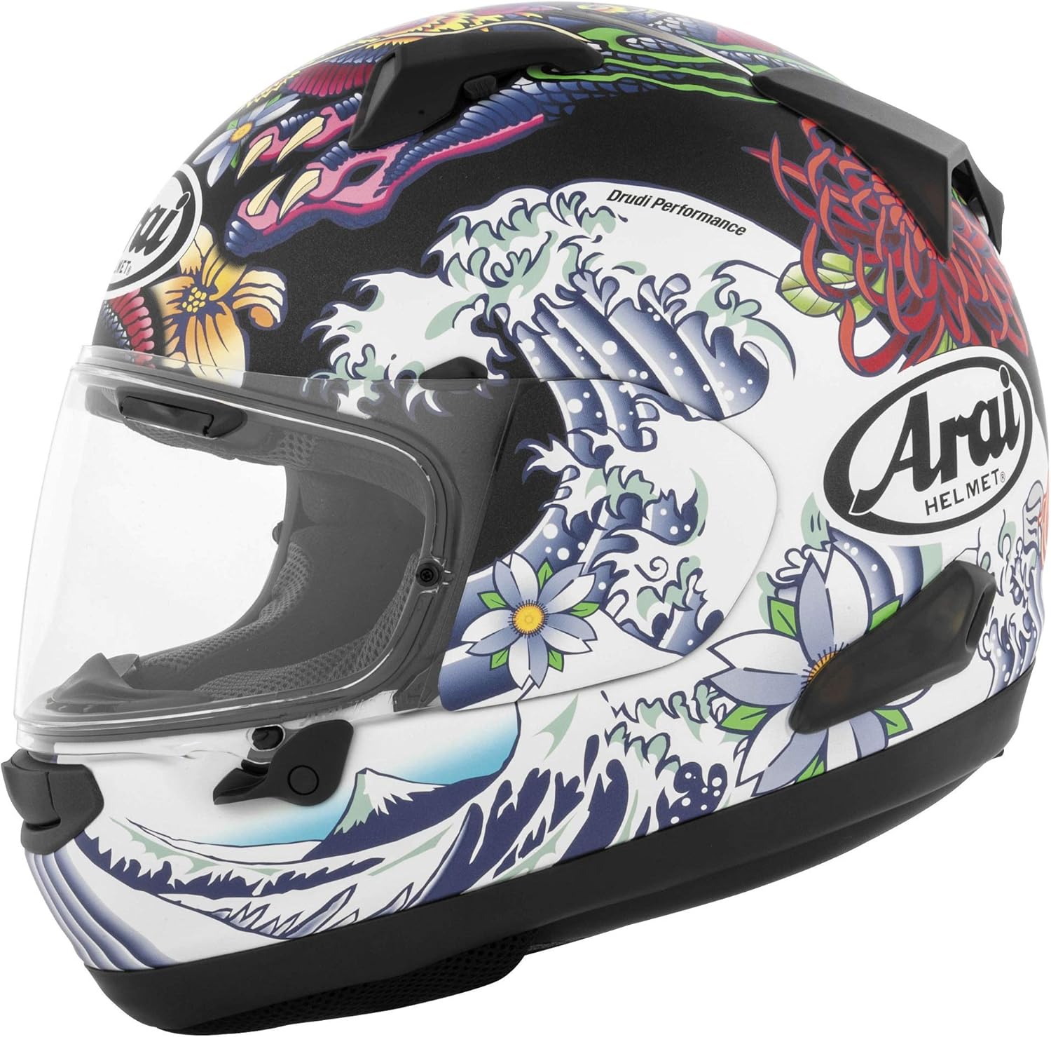 Arai Quantum X Helmet – Oriental (XX-LARGE) (FROST BLACK) Arai Quantum X Helmet – Oriental (XX-LARGE) (FROST BLACK)