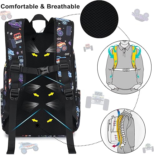 Miniatura 5 de CAMTOP Mochila preescolar para niños y niñas, mochila para niños pequeños, mochila escolar para jardín de infantes para edades de 3-8 años